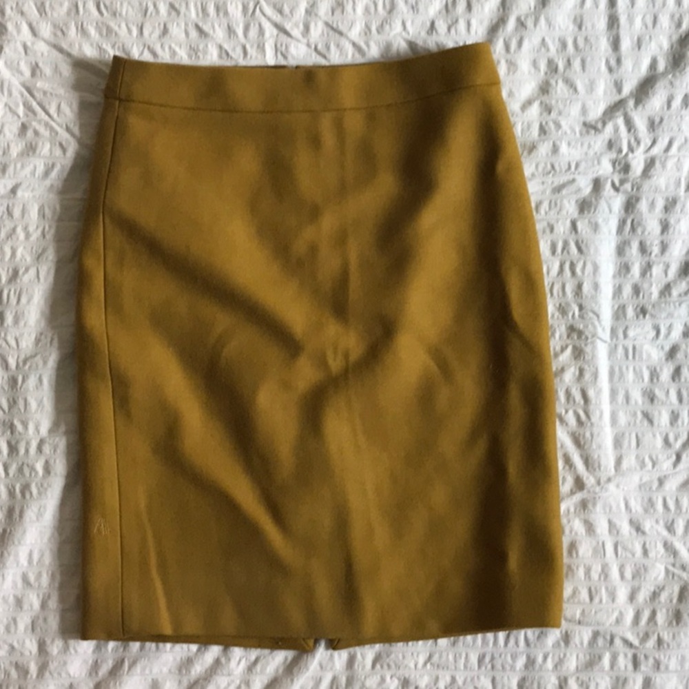 J crew wool skirt
